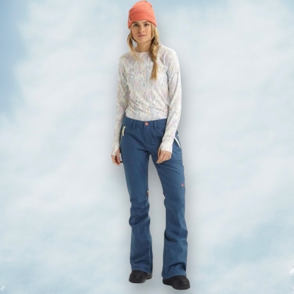 Burton Vida Stretch Denim Snowboarding/Ski Pants - Picture 16 of 16